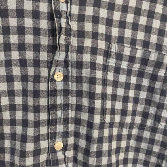 Linea Rosso Signature Blue Checkered Long Sleeve Button Down‎ Men’s Large - Picture 5 of 5